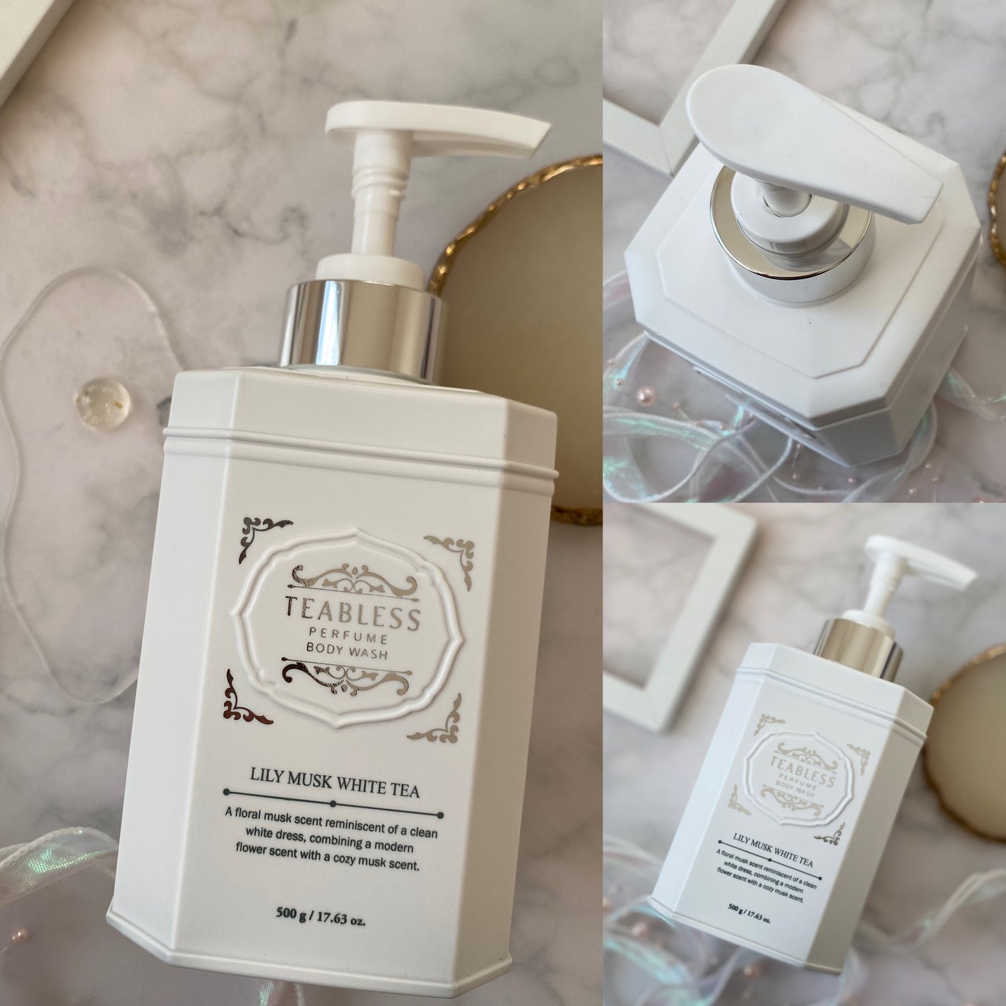 パフュームボディウォッシュ リリームスクホワイトティー/TEABLESS/ボディソープを使ったクチコミ(4枚目)