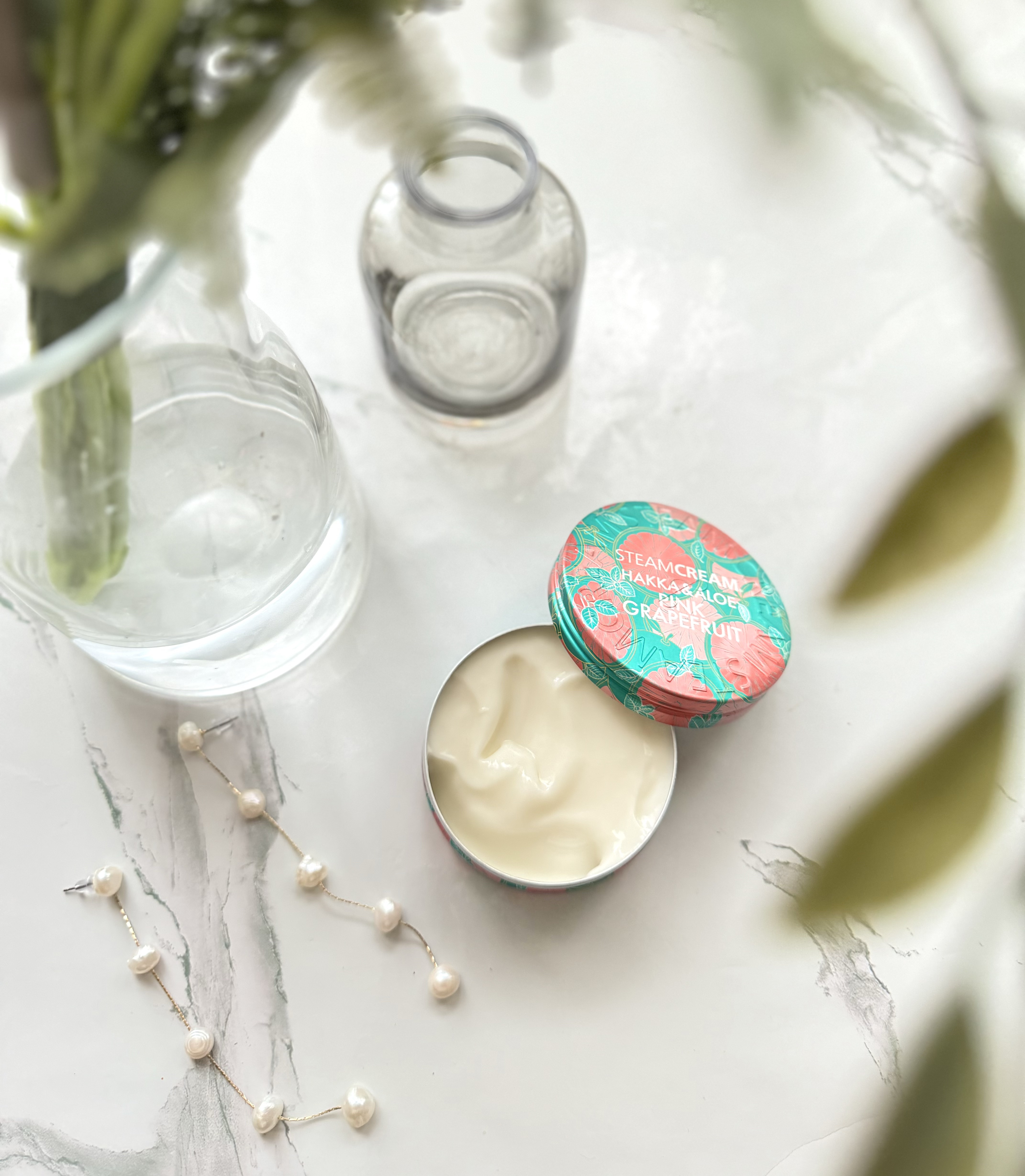 スチームクリーム ハッカ＆アロエ ピンクグレープフルーツ/STEAMCREAM/フェイスクリームを使ったクチコミ（3枚目）