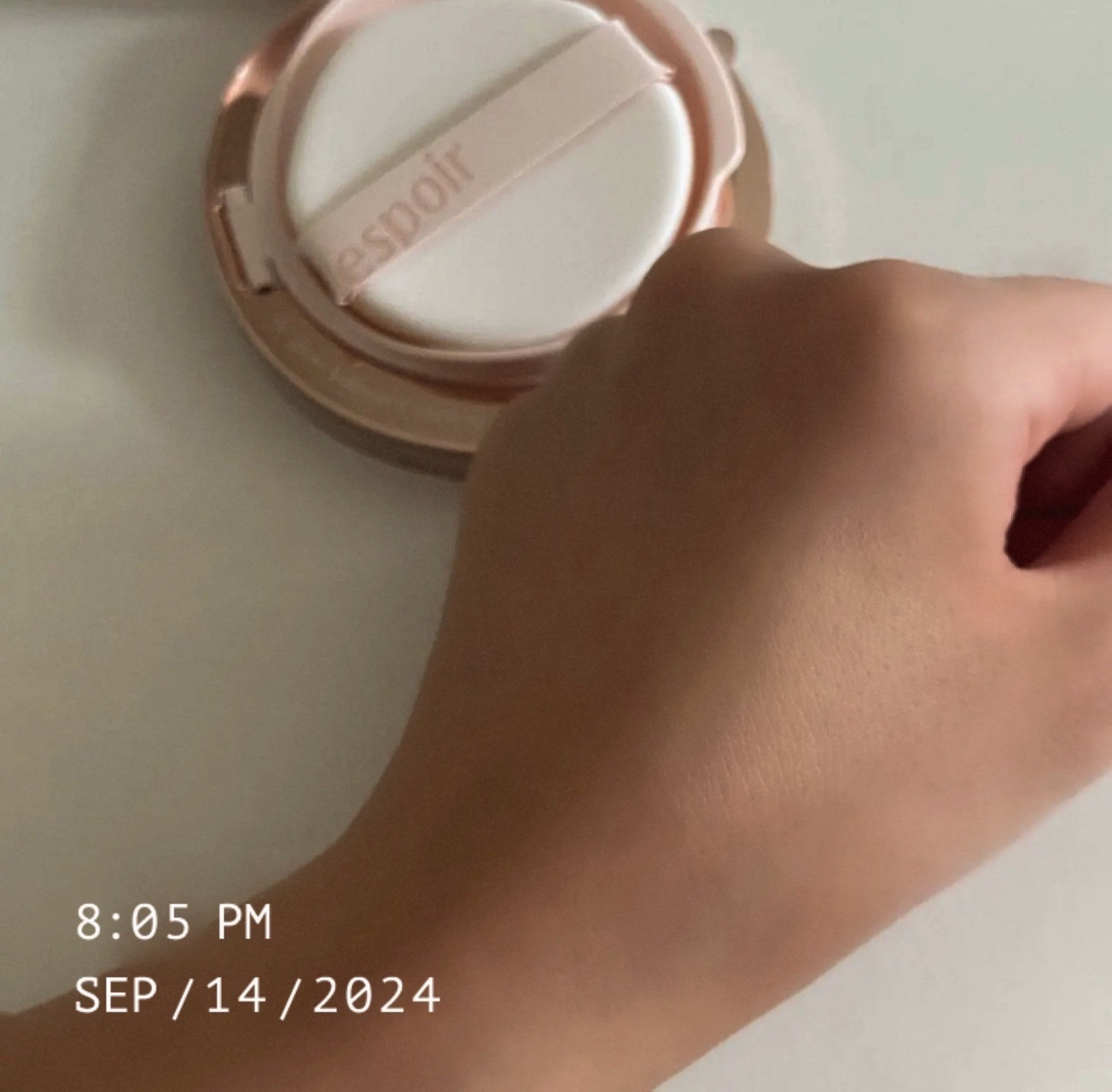 エスポア ビーグロー ボリュームクッション 22 ペタル/espoir/クッションファンデーションを使ったクチコミ（2枚目）