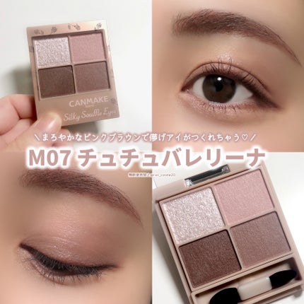 シルキースフレアイズ(マットタイプ)/キャンメイク/アイシャドウパレットを使ったクチコミ(5枚目)