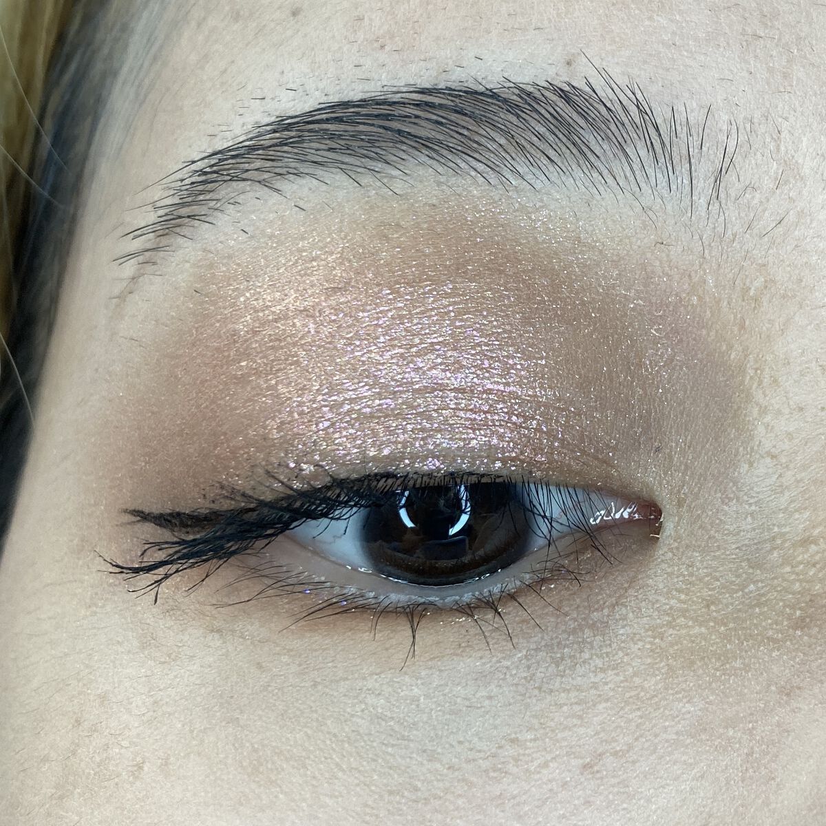 スパークル リキッド アイズ G01 starlight（スターライト）/MilleFée/リキッドアイシャドウを使ったクチコミ（3枚目）