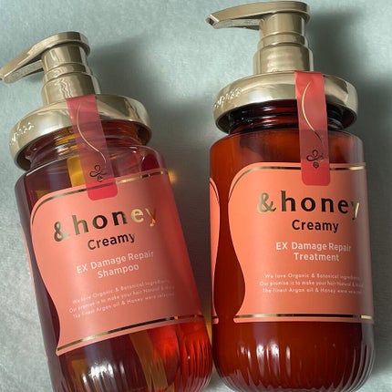 Creamy EXダメージリペアシャンプー1.0/ヘアトリートメント2.0/&honey/市販シャンプーを使ったクチコミ(1枚目)