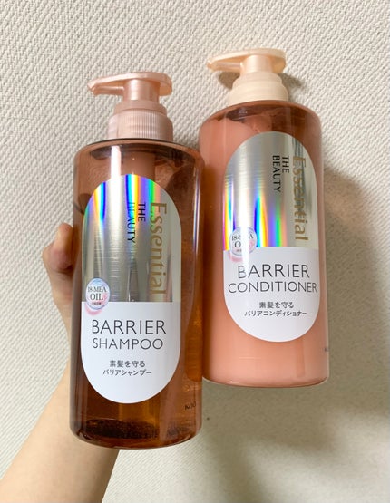 ザビューティ 髪のキメ美容素髪を守る バリアシャンプー/コンディショナー/エッセンシャル/シャンプー・コンディショナーを使ったクチコミ(1枚目)