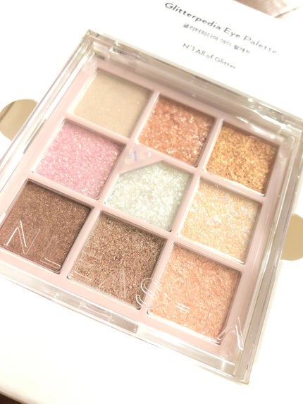 グリッターペディアアイパレット/unleashia/アイシャドウパレットを使ったクチコミ(2枚目)