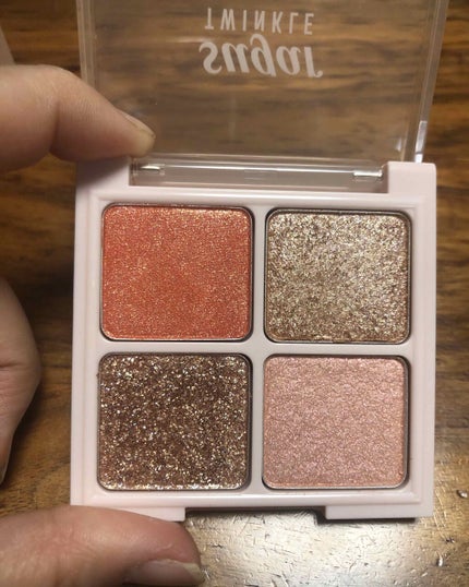 【ムードブランクコレクション】シュガー トゥインクル グリッター パレット /PERIPERA/アイシャドウパレットを使ったクチコミ(3枚目)