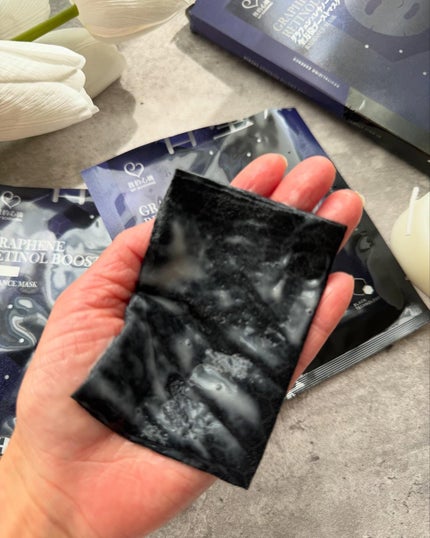 グラフェン×レチノール 全方位フェイシャルマスク/我的心機/シートマスク・パックを使ったクチコミ(4枚目)