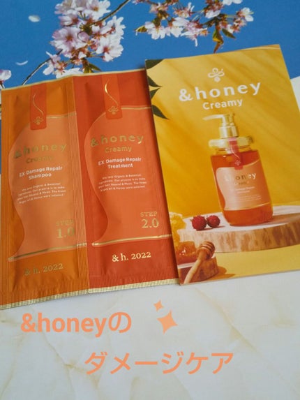 Creamy EXダメージリペアシャンプー1.0/ヘアトリートメント2.0/&honey/市販シャンプーを使ったクチコミ(1枚目)