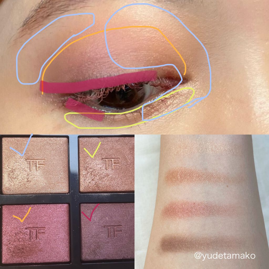 アイ カラー クォード/TOM FORD BEAUTY/アイシャドウパレットを使ったクチコミ(2枚目)