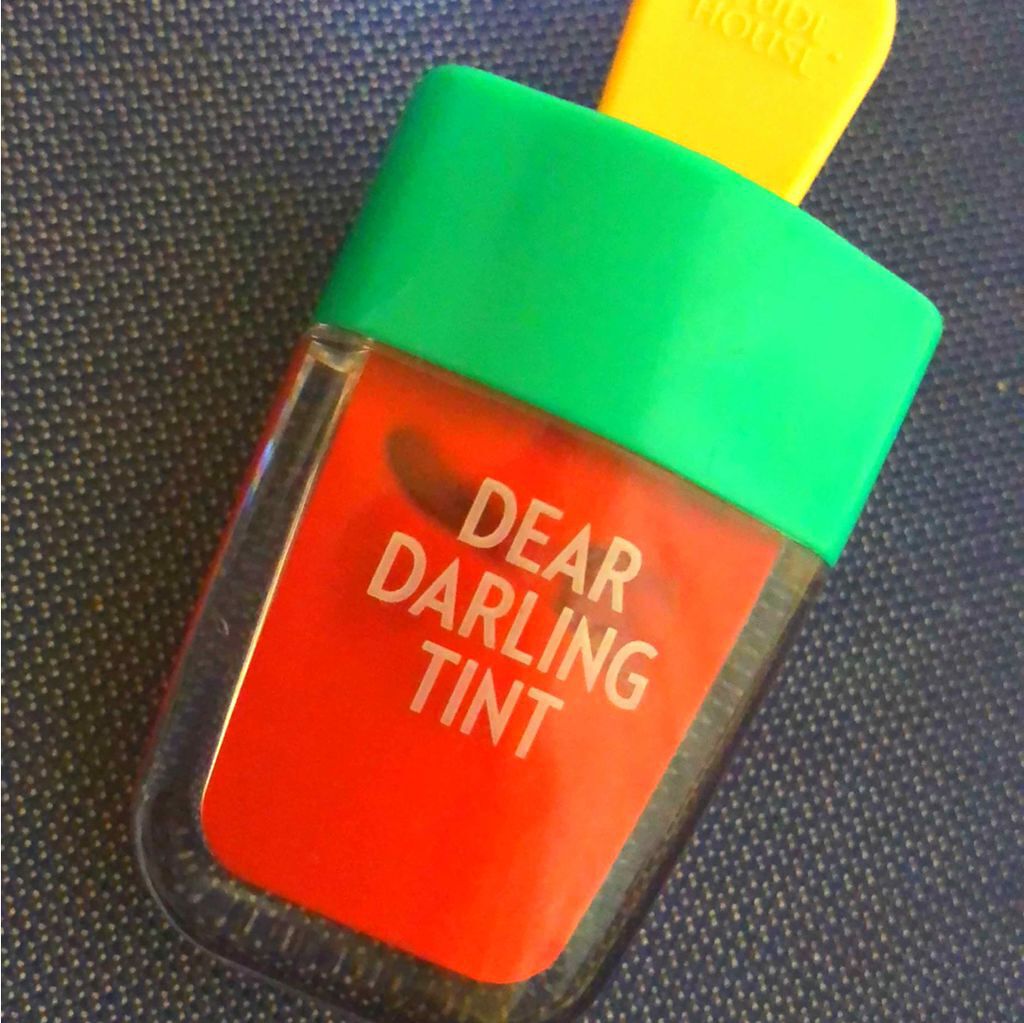 ディアダーリン ウォータージェルティント （アイスティント）/ETUDE/口紅を使ったクチコミ（1枚目）