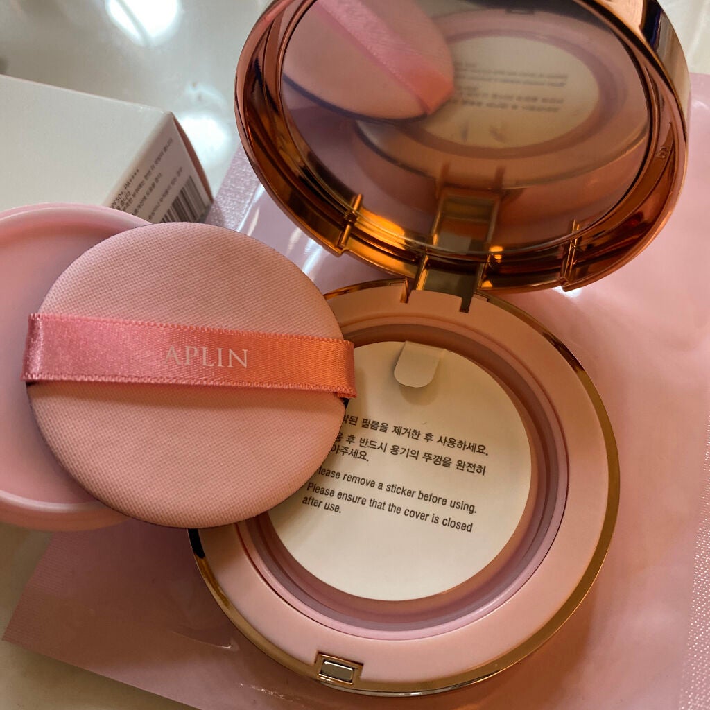 ピンクティーツリーカバークッション/APLIN/クッションファンデーションを使ったクチコミ(2枚目)