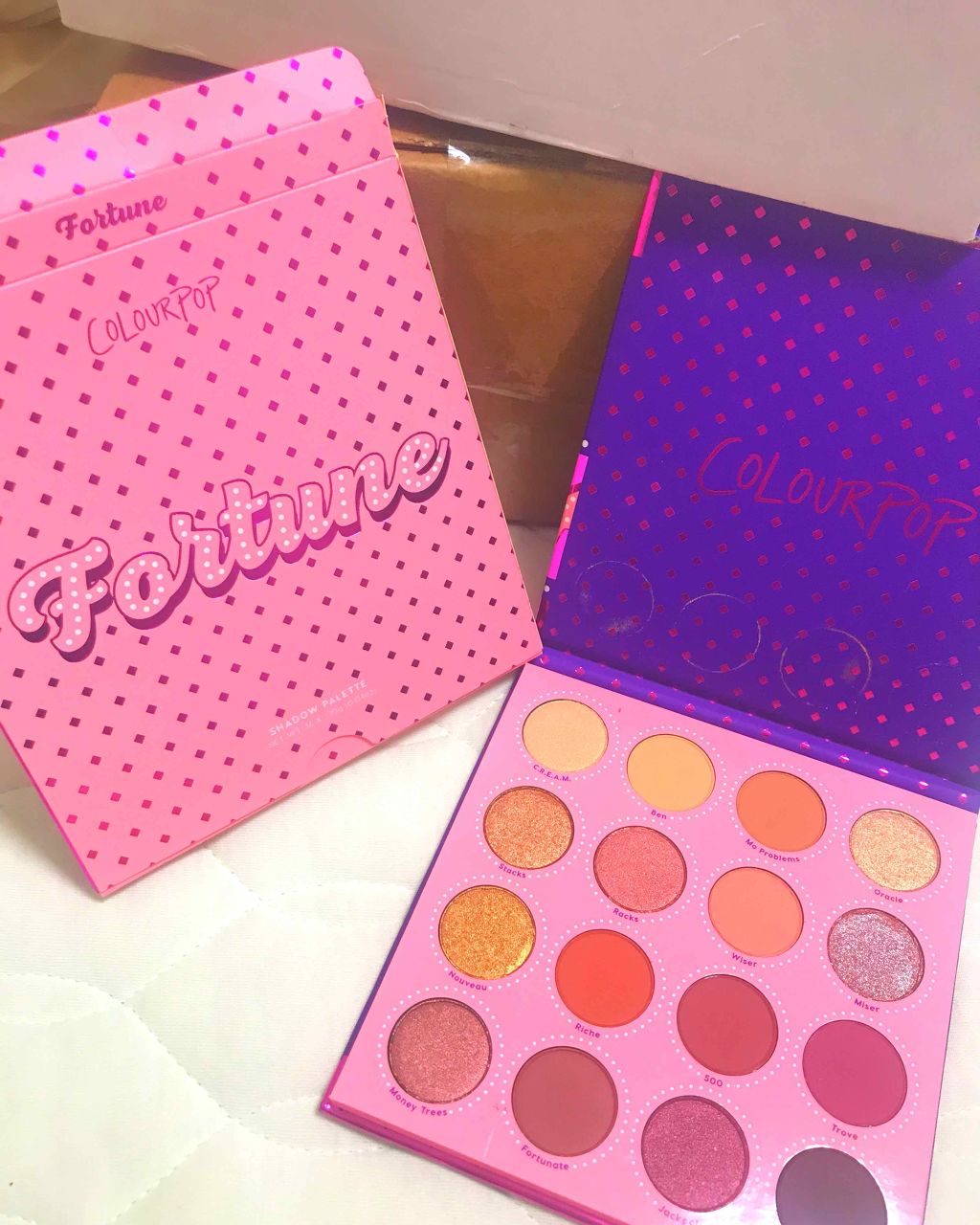 フォーチュンパレット/ColourPop/アイシャドウパレットを使ったクチコミ(1枚目)
