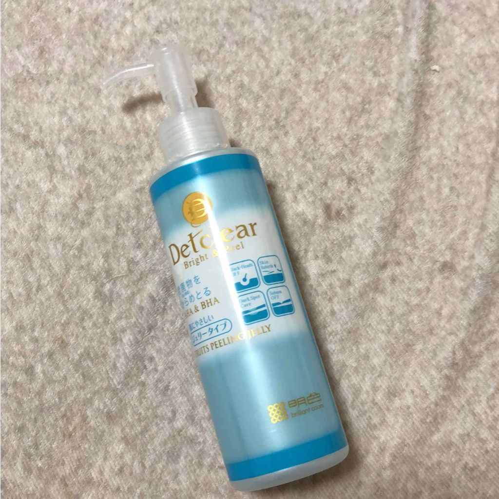 DETクリア ブライト&ピール ピーリングジェリー<無香料タイプ>/Detclear/ピーリングを使ったクチコミ(1枚目)