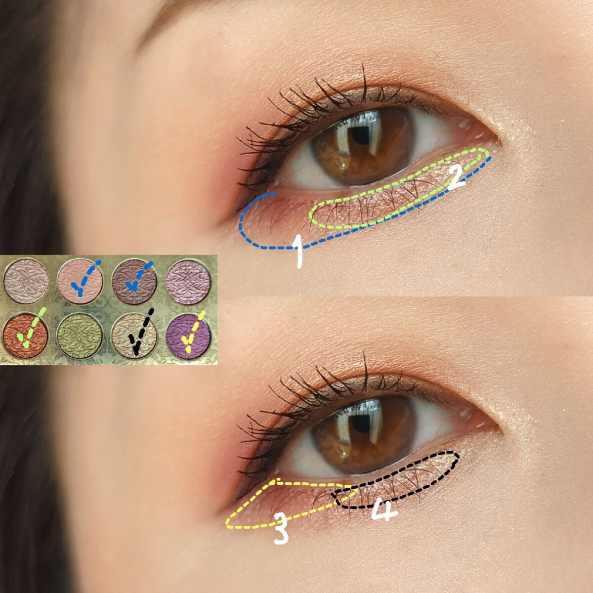 アイシャドウ × 8 テンプティング フェイト/M・A・C/アイシャドウパレットを使ったクチコミ(6枚目)