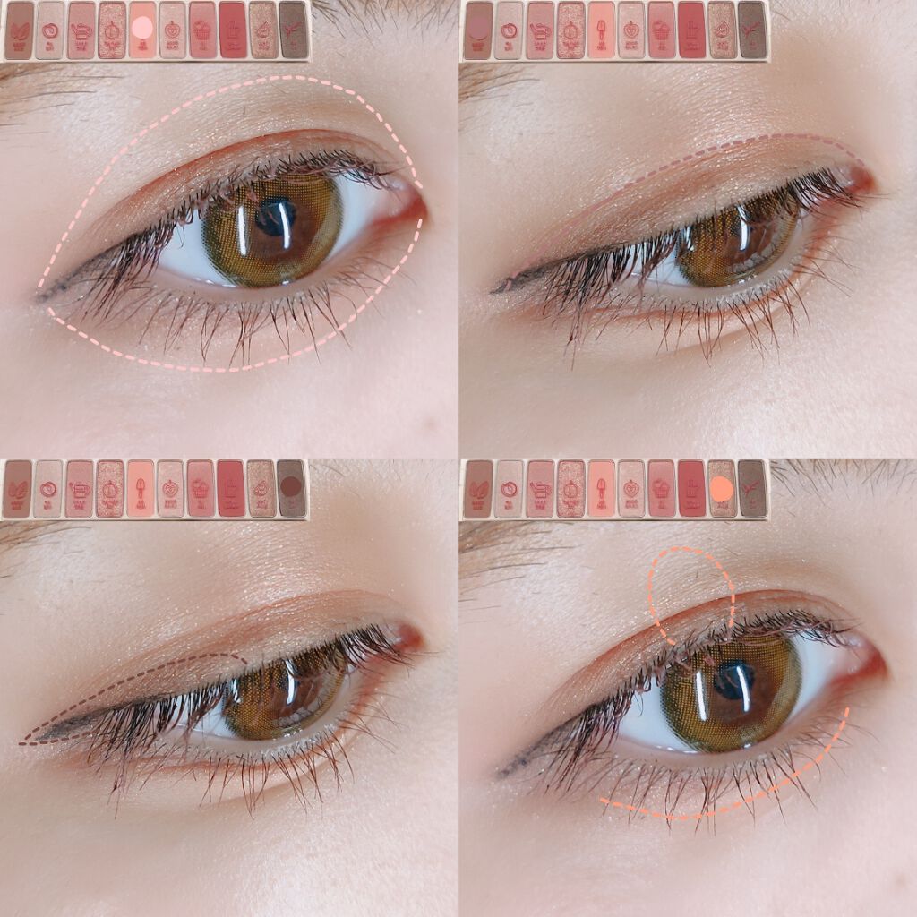 プレイカラー アイシャドウ/ETUDE/アイシャドウパレットを使ったクチコミ(2枚目)