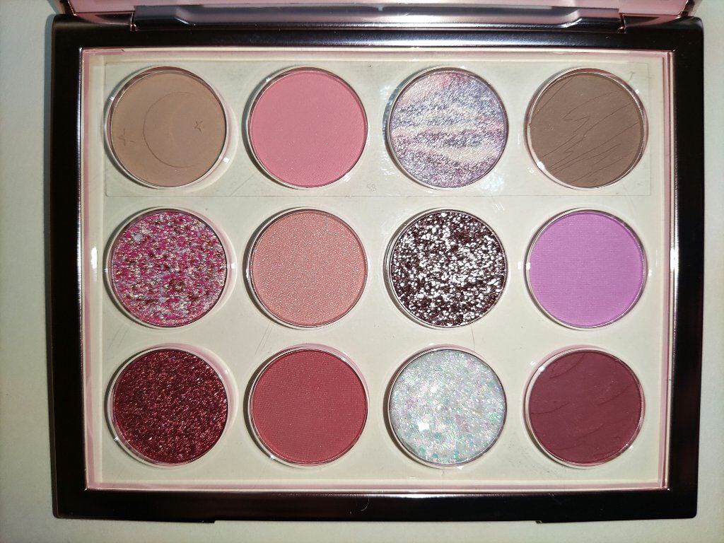 Hexze 12色 アイシャドウパレット プロアイ パレット アイプランナーパレット メイクパレット 高発色/HEXZE(ヘックスゼ)/アイシャドウパレットを使ったクチコミ(2枚目)