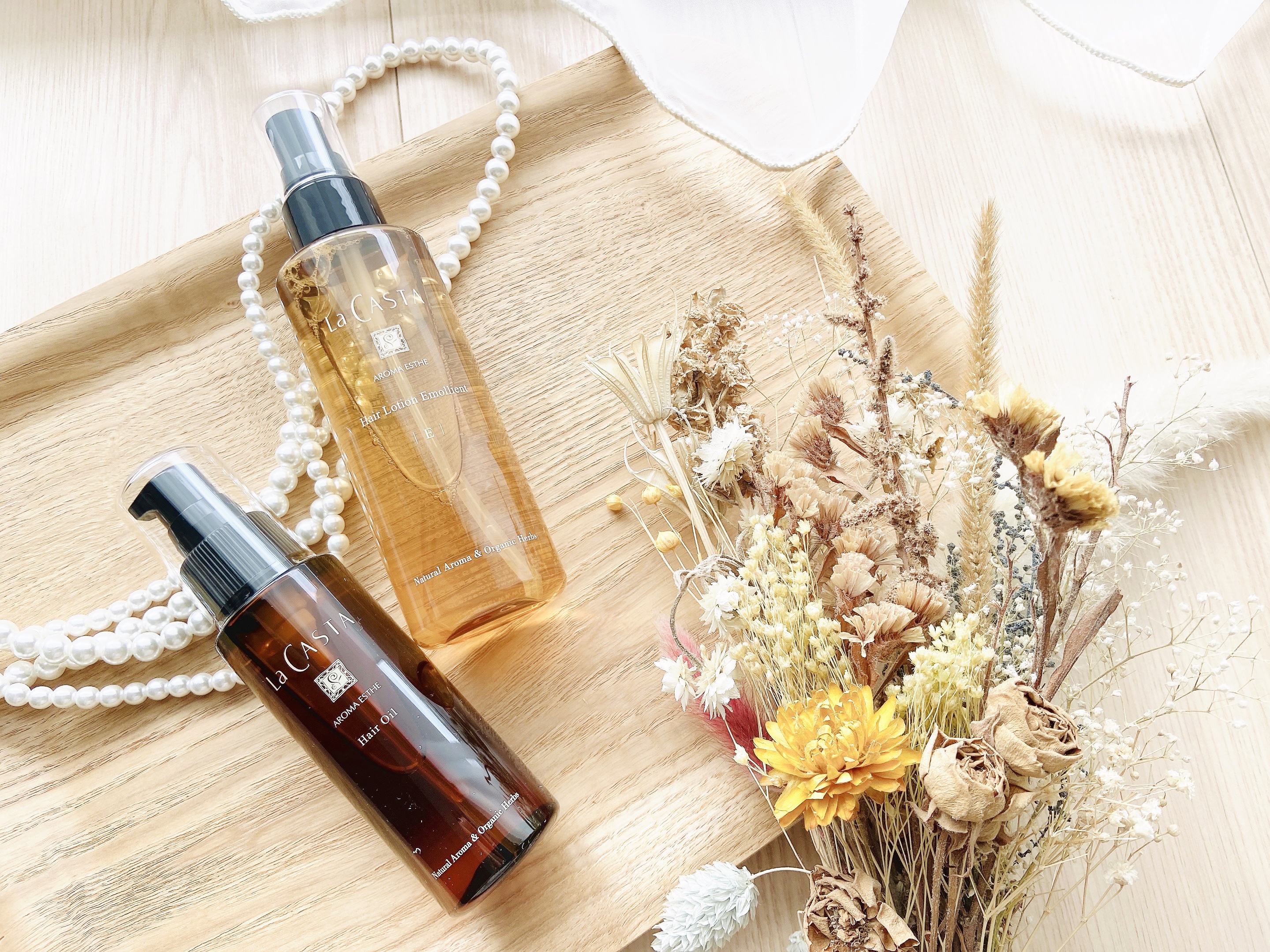 アロマエステ トリートメント ヘアローション S(細く柔らかい髪用)/ラ・カスタ/プレスタイリング・寝ぐせ直しを使ったクチコミ（2枚目）