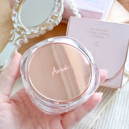 アリウル インクフェザーカバーラスティングクッション/Ariul/クッションファンデーションを使ったクチコミ(3枚目)