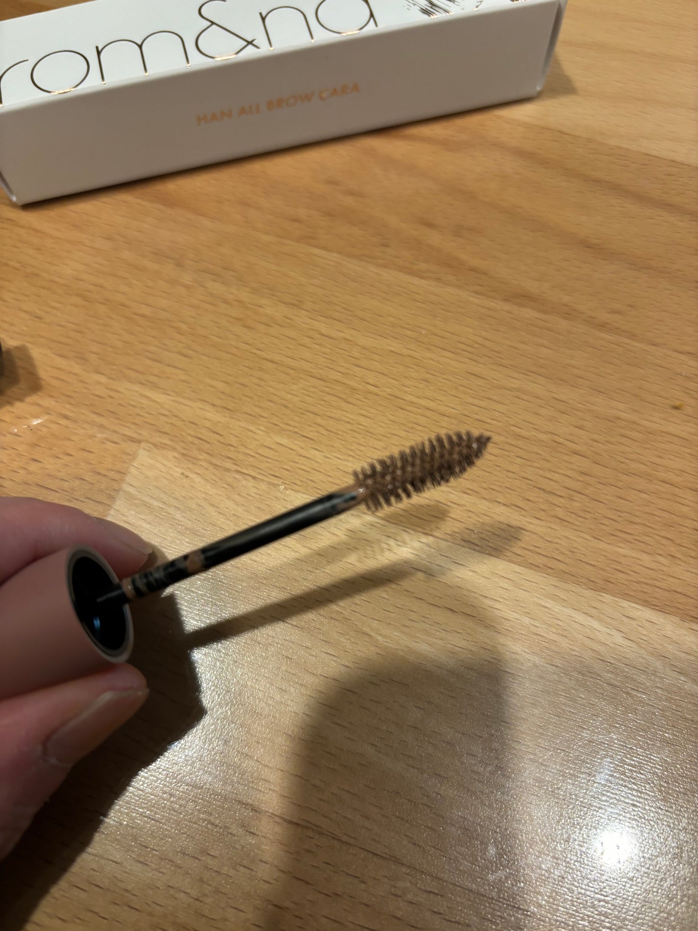 ハンオールブロウカラ/rom&nd/眉マスカラを使ったクチコミ(2枚目)