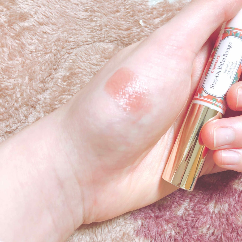 ステイオンバームルージュ/キャンメイク/口紅を使ったクチコミ(3枚目)