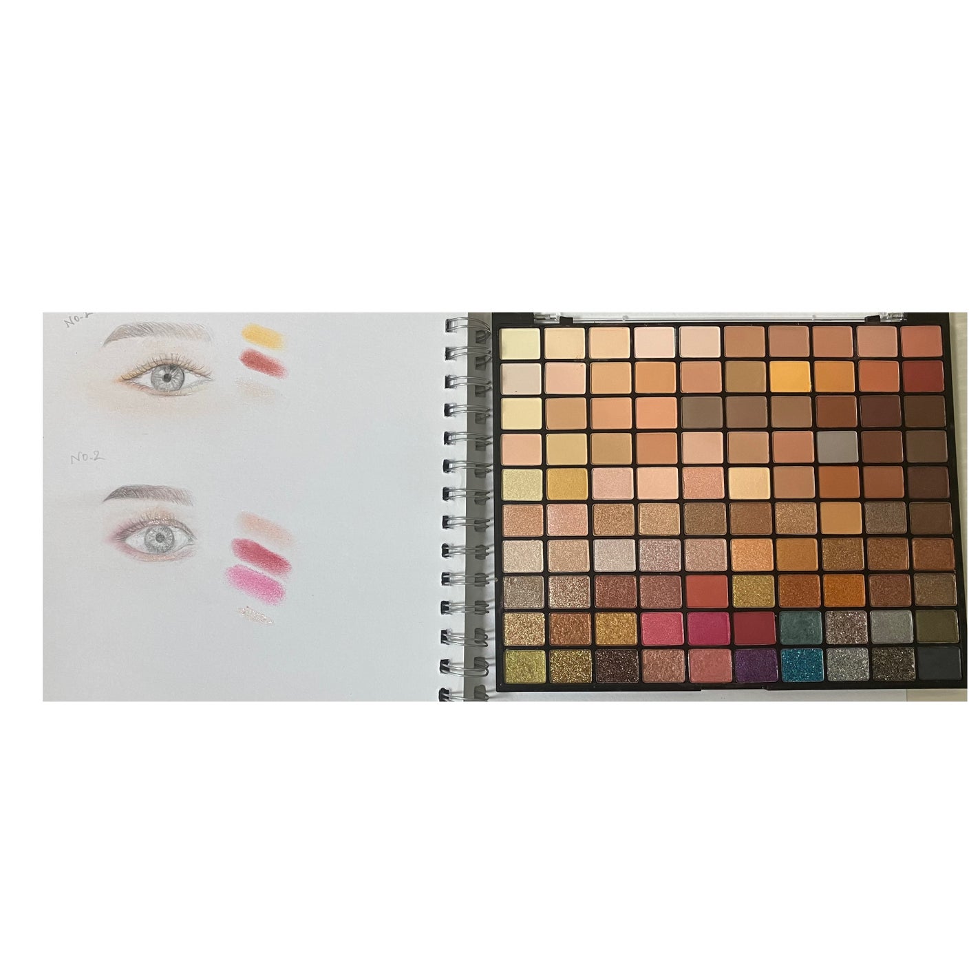 プロフェッショナルボリューム100カラー/Dolly Angel/アイシャドウパレットを使ったクチコミ(2枚目)