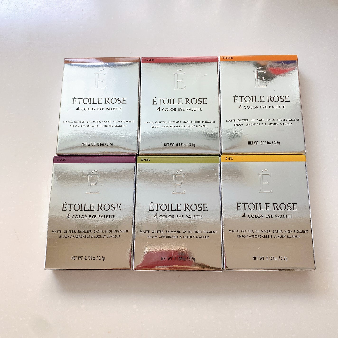 エトワルローズ 4色アイシャドウ/Étoile Rose/アイシャドウパレットを使ったクチコミ(3枚目)