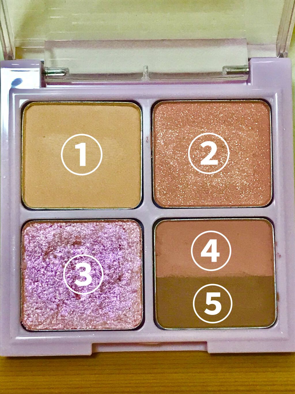 ペリペラ インク ポケット シャドウ パレット 05 TOUCHING TARO STARS/PERIPERA/アイシャドウパレットを使ったクチコミ（3枚目）