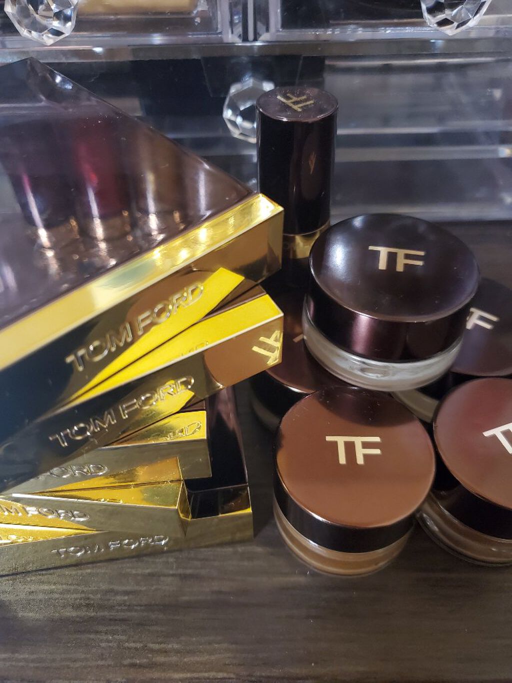 エモーションプルーフアイカラー 01 ミニマリスト/TOM FORD BEAUTY/ジェル・クリームアイシャドウを使ったクチコミ（1枚目）