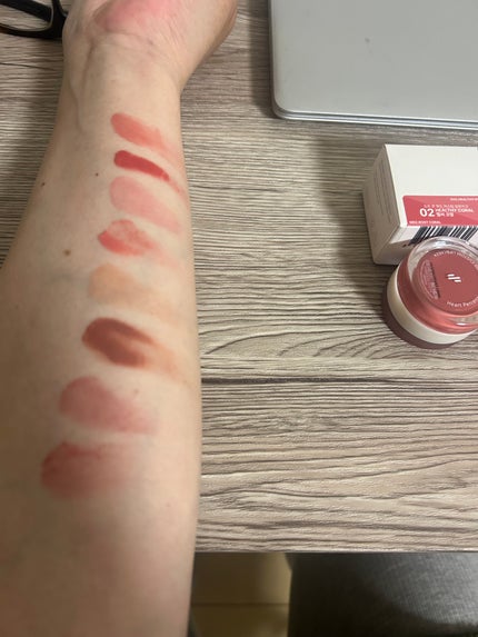 ドットオンムード・カスタム・リップアンドチーク/Heart Percent/ジェル・クリームチークを使ったクチコミ(2枚目)