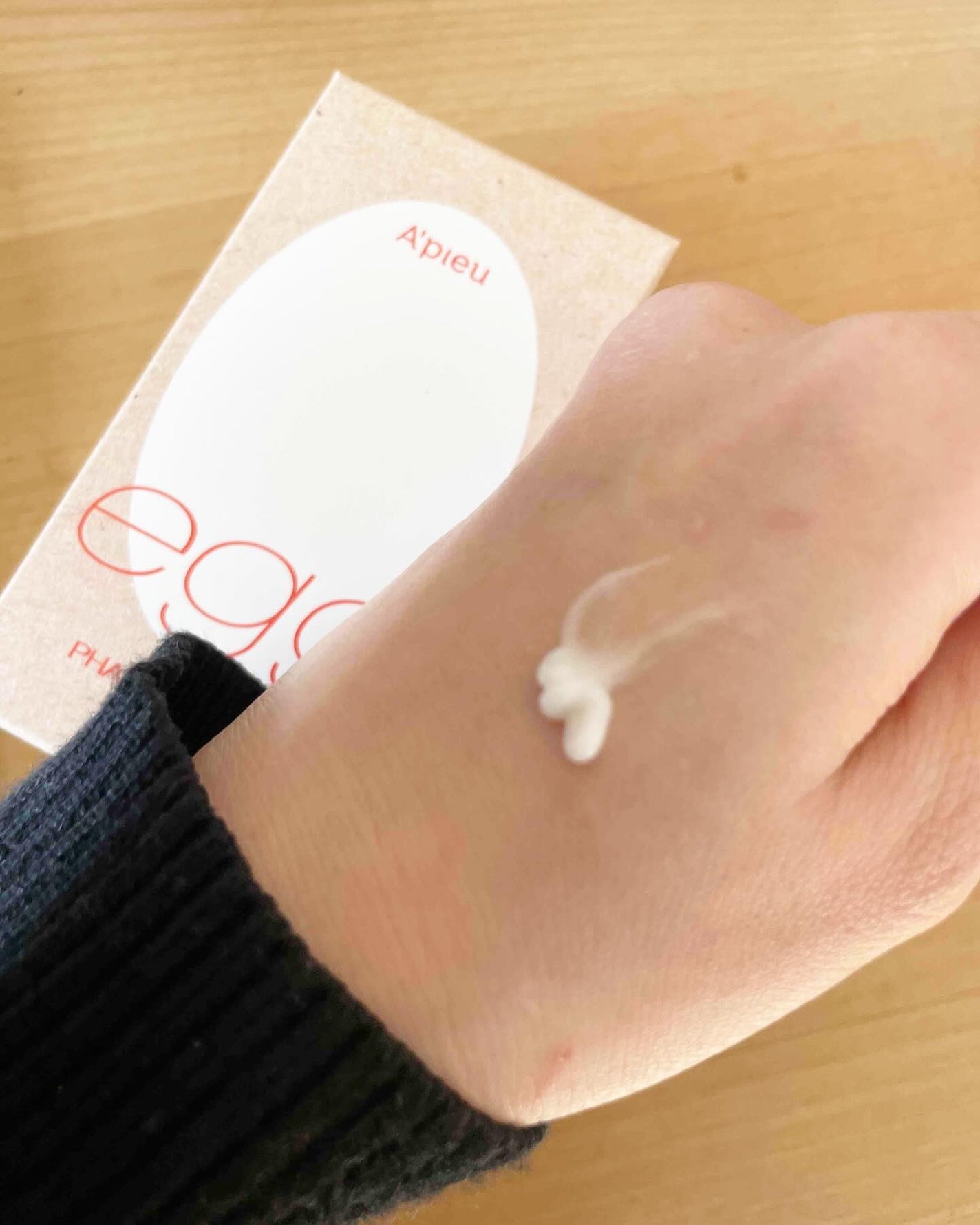 namugi122 on LIPS 「A'pieu毛穴レスむき卵肌クリーム最近メイク前には必ずこれ🥚..」(3枚目)