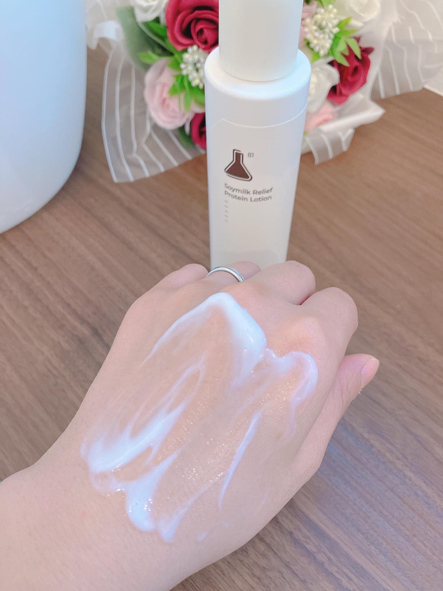 白米一番搾りタンパク質トナー/FLASKIN/化粧水を使ったクチコミ(6枚目)