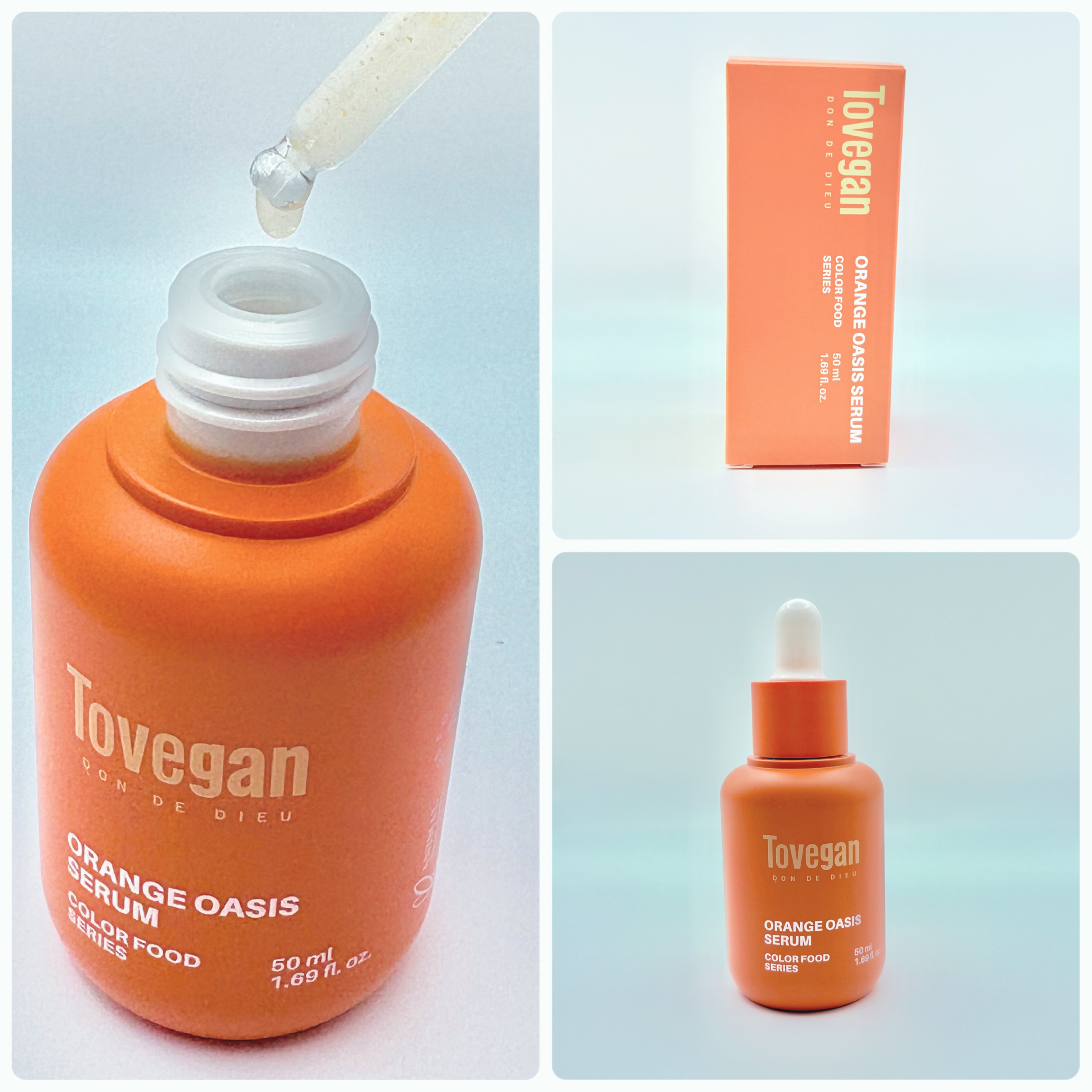 カラーフードシリーズオレンジオアシスセラム/Tovegan/美容液を使ったクチコミ（2枚目）