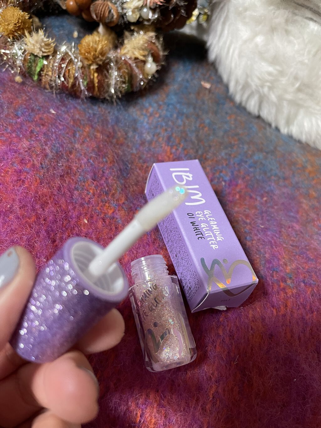 グリーミングアイグリッター/IBIM/グリッターを使ったクチコミ（3枚目）