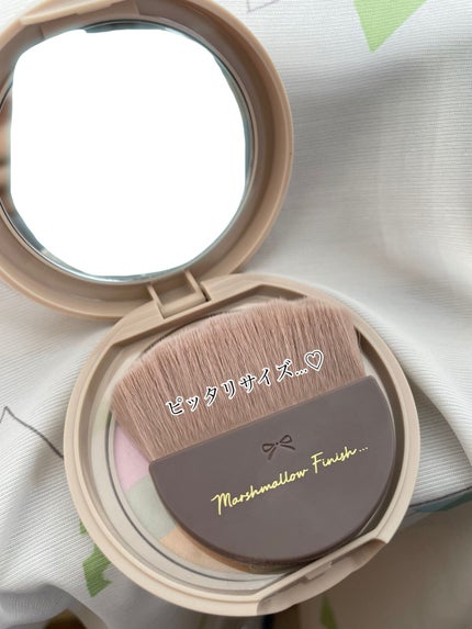 マシュマロフィニッシュパウダー ~Abloom~/キャンメイク/プレストパウダーを使ったクチコミ(2枚目)