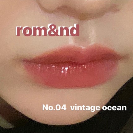 ジューシーラスティングティント/rom&nd/リップティントを使ったクチコミ(1枚目)