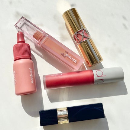 ルージュ ヴォリュプテ シャイン/YVES SAINT LAURENT BEAUTE/口紅を使ったクチコミ(4枚目)