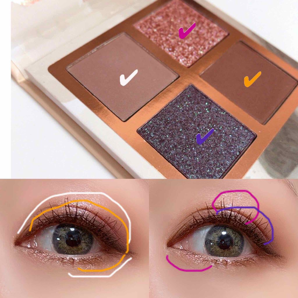 Venus Marble アイシャドウキャットシリーズ/Venus Marble/アイシャドウパレットを使ったクチコミ(2枚目)