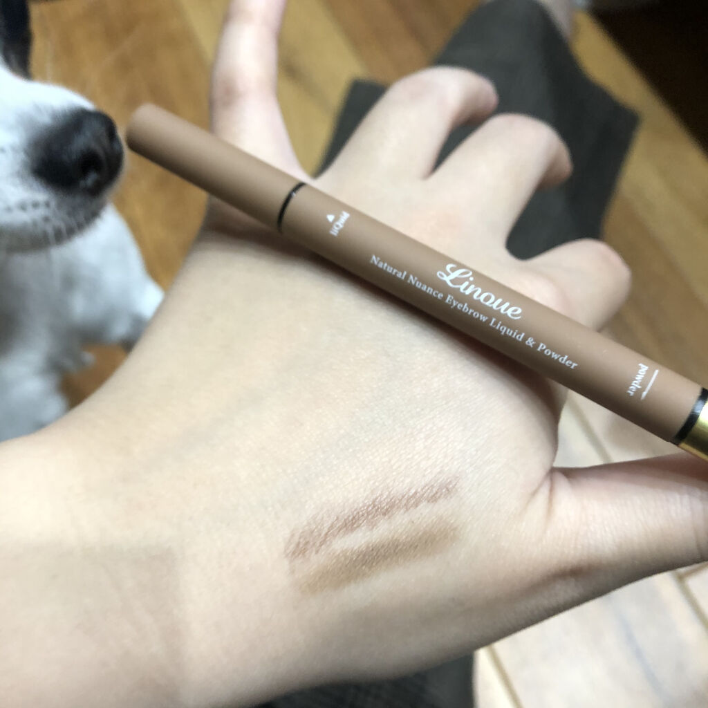 アイブロウL&P 02フレンチベージュ NNLP-02/Linoue/パウダーアイブロウを使ったクチコミ（3枚目）