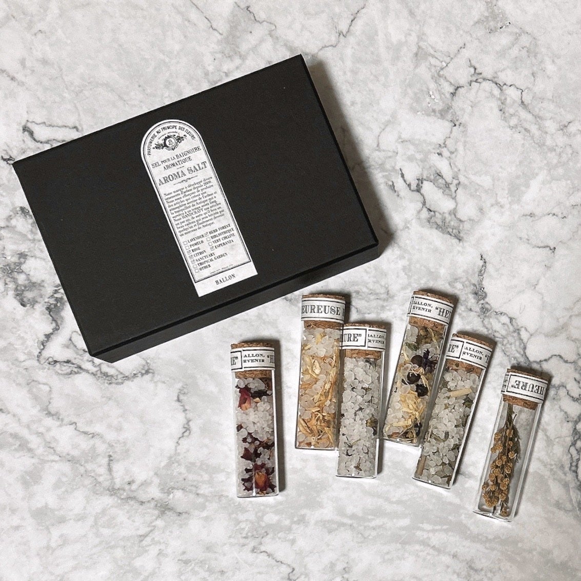 AROMA BATH SALT GIFT SET/BALLON/入浴剤を使ったクチコミ(1枚目)