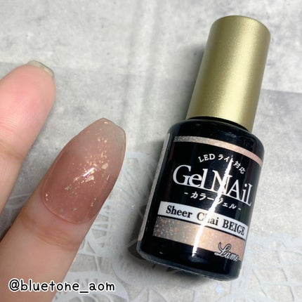 ジェルネイル(ライト対応)/セリア/ジェルネイルを使ったクチコミ(4枚目)