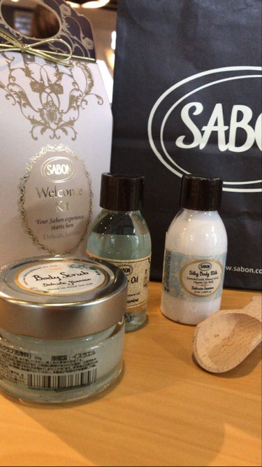 ウェルカムキット デリケート・ジャスミン/SABON/その他キットセットを使ったクチコミ（2枚目）