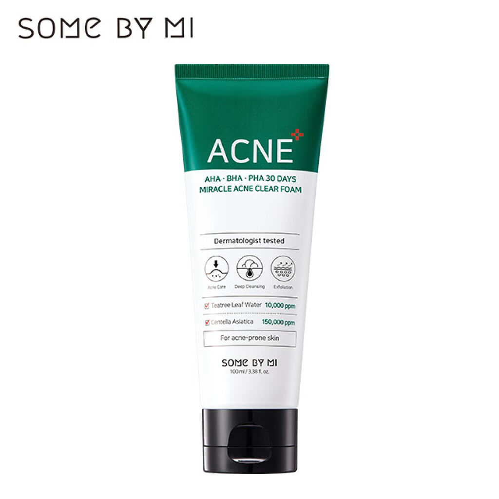 AHA·BHA·PHA 30デイズミラクルアクネクリアフォーム / SOME BY MI