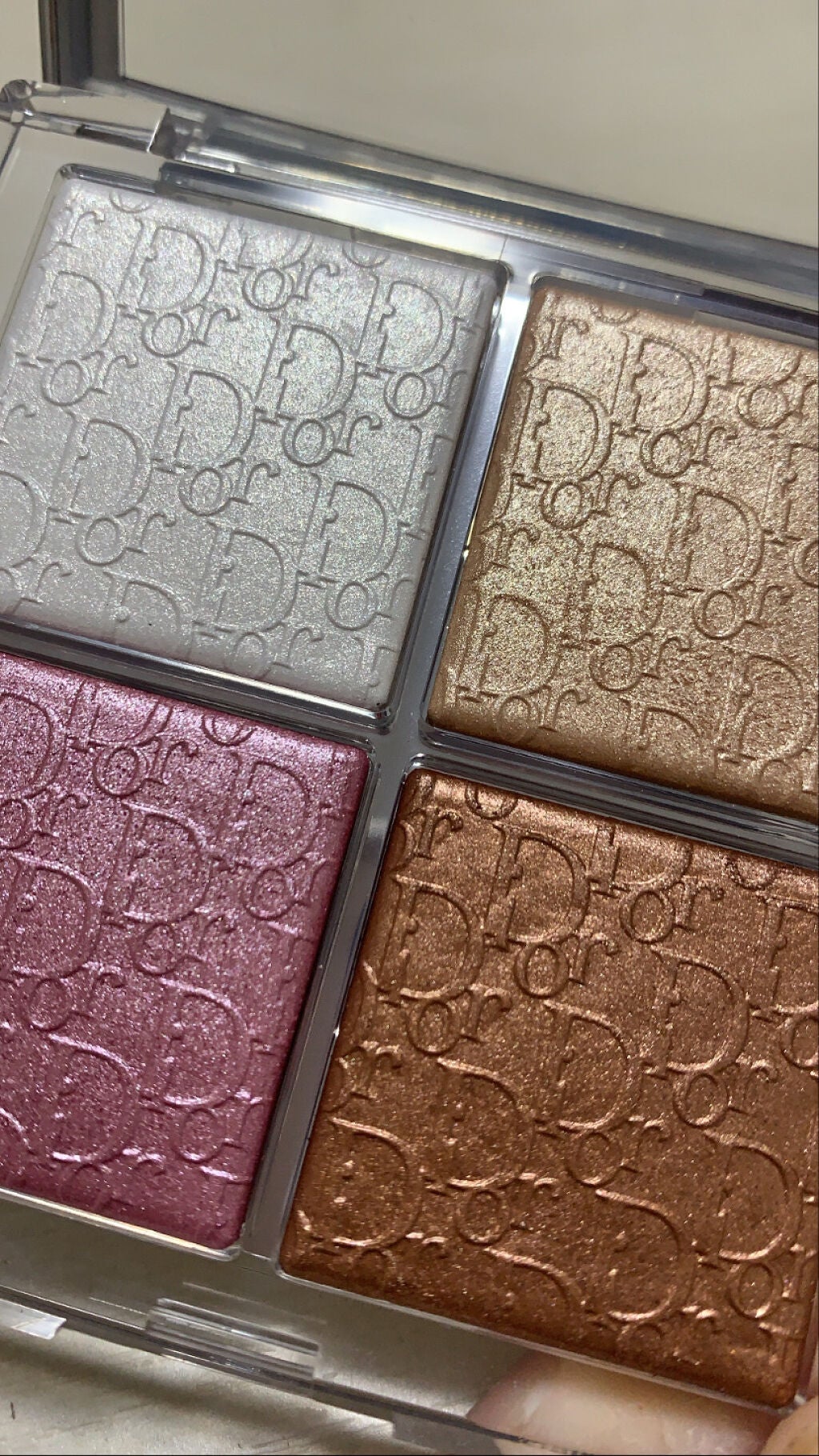 ディオール バックステージ フェイス グロウ パレット/Dior/ハイライトを使ったクチコミ(2枚目)