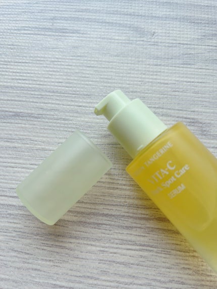 グリーンタンジェリン ビタC ダークスポットケアセラム/goodal/美容液を使ったクチコミ(2枚目)