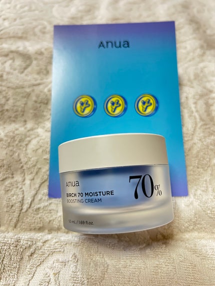 シラカバ水分ブースティングクリーム/Anua/フェイスクリームを使ったクチコミ(1枚目)
