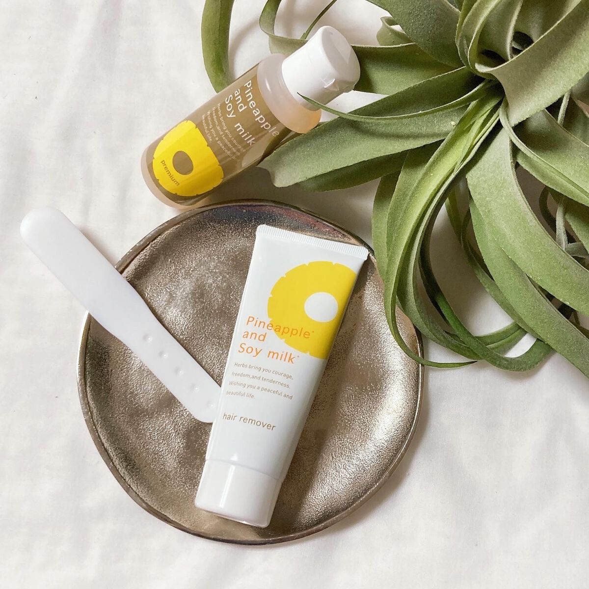 パイナップル豆乳除毛クリーム/鈴木ハーブ研究所/除毛クリームを使ったクチコミ（1枚目）