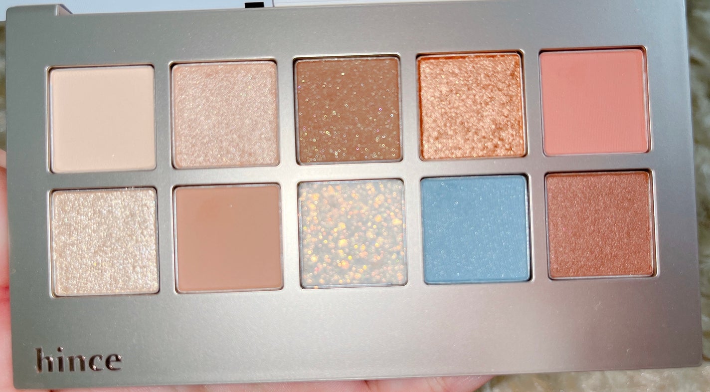 ニューデップスアイシャドウパレット/hince/アイシャドウパレットを使ったクチコミ(3枚目)
