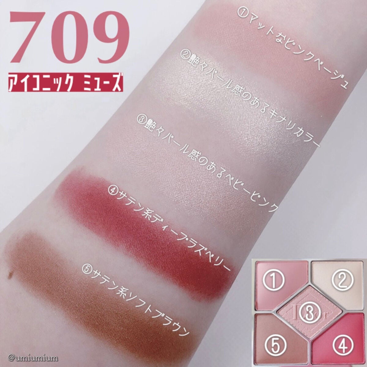 【旧】サンク クルール クチュール/Dior/アイシャドウパレットを使ったクチコミ(3枚目)