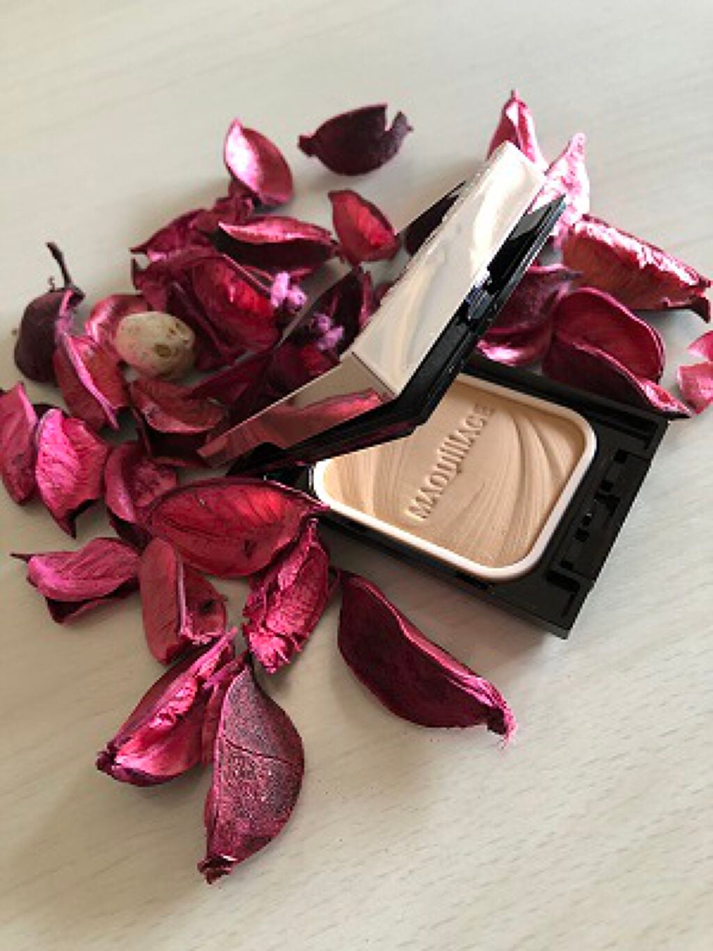 ドラマティックパウダリー EX/マキアージュ/パウダーファンデーションを使ったクチコミ(1枚目)