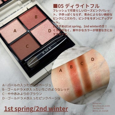 RMK シンクロマティック アイシャドウパレット/RMK/アイシャドウパレットを使ったクチコミ（2枚目）