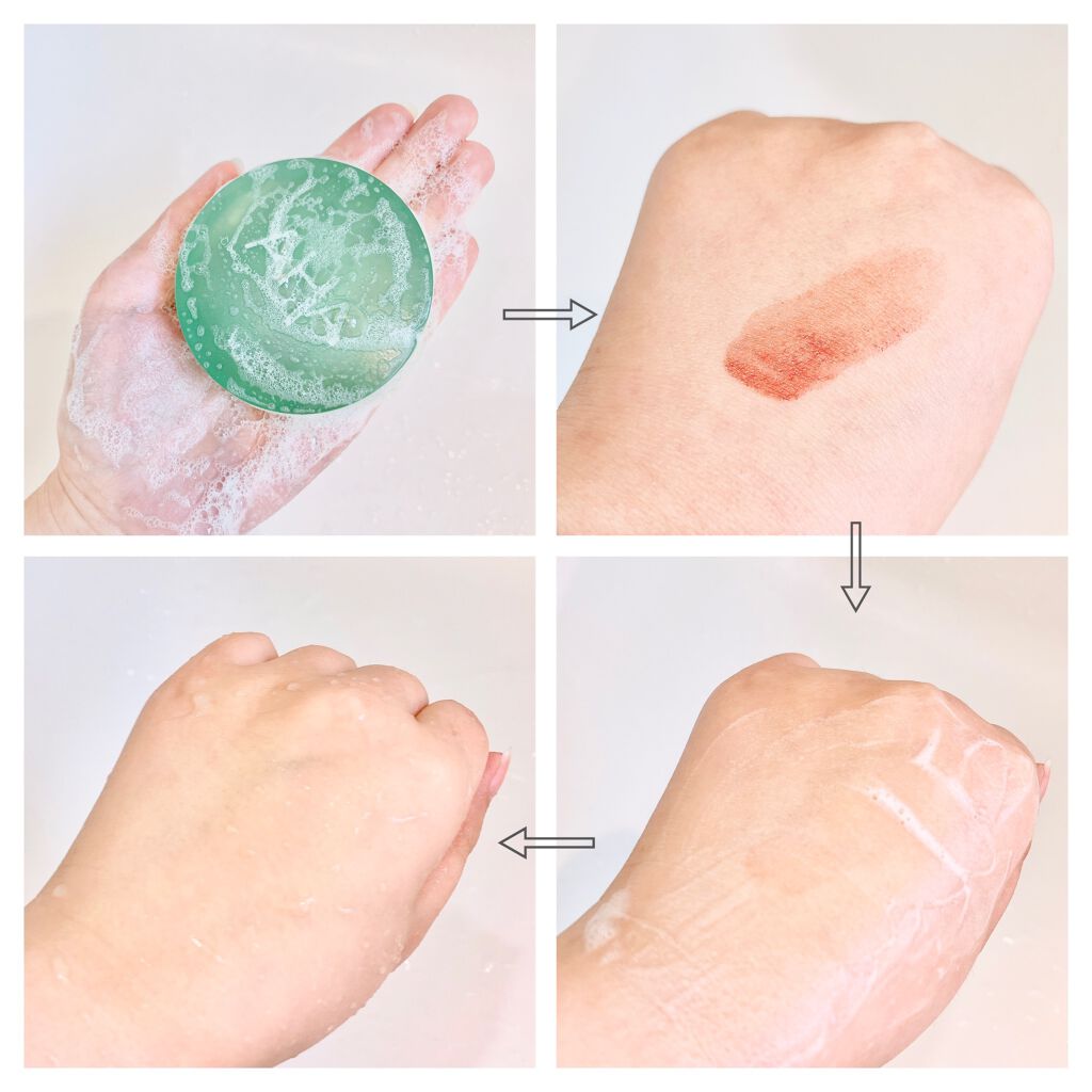 ソープ(素肌リニューアル AHAソープ)/クレンジングリサーチ/洗顔石鹸を使ったクチコミ(3枚目)